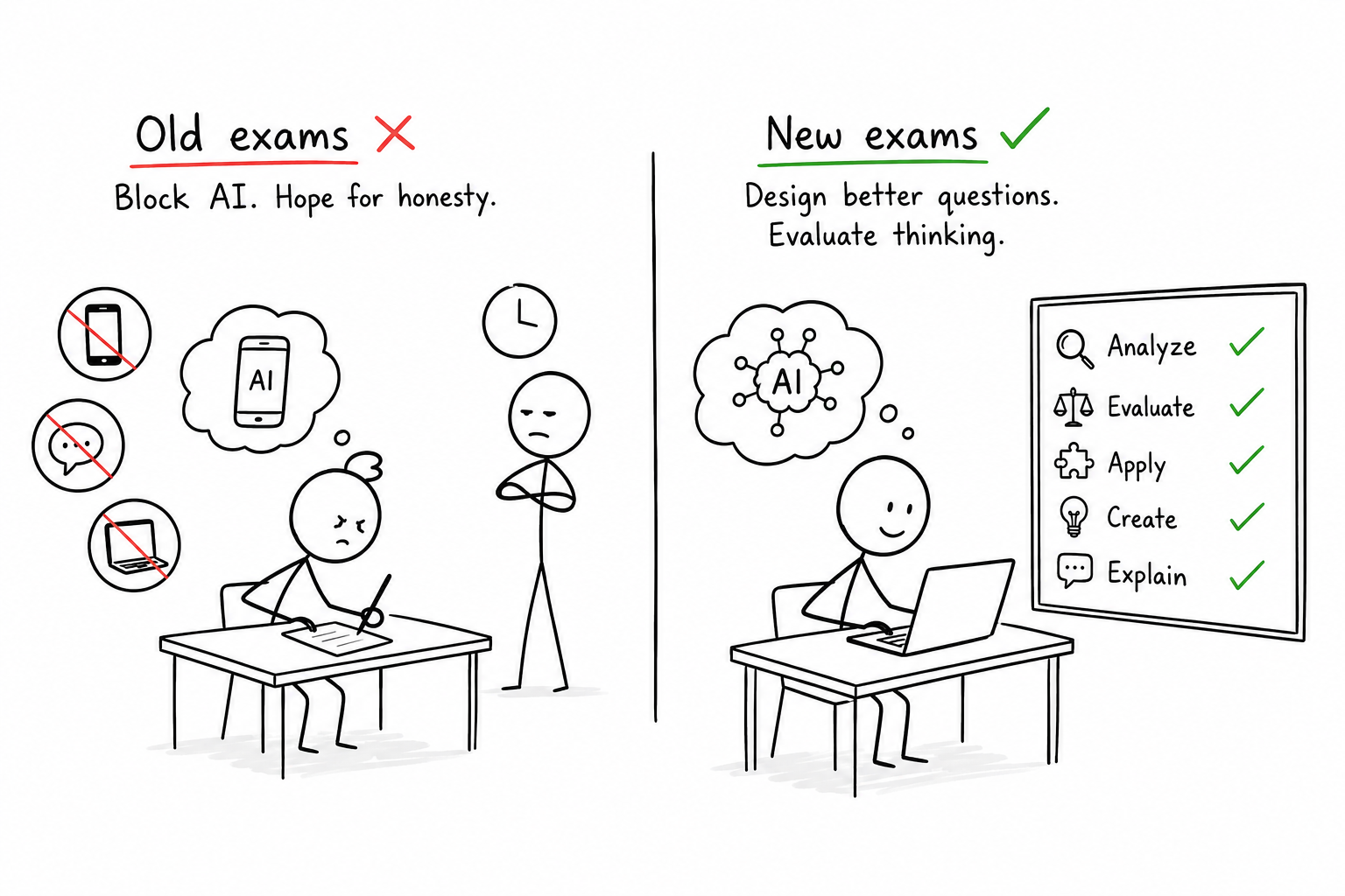 
                                Teachers: 10 Reasons You Should Let Students Use AI to Cheat on Exams                            