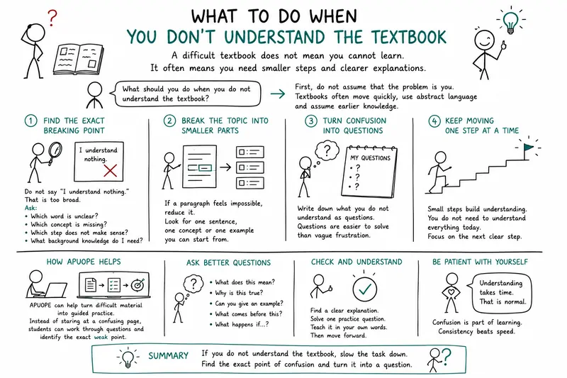 
                                What to Do When You Don't Understand the Textbook                            