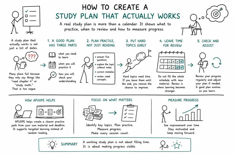 
                                How to Create a Study Plan That Actually Works                            