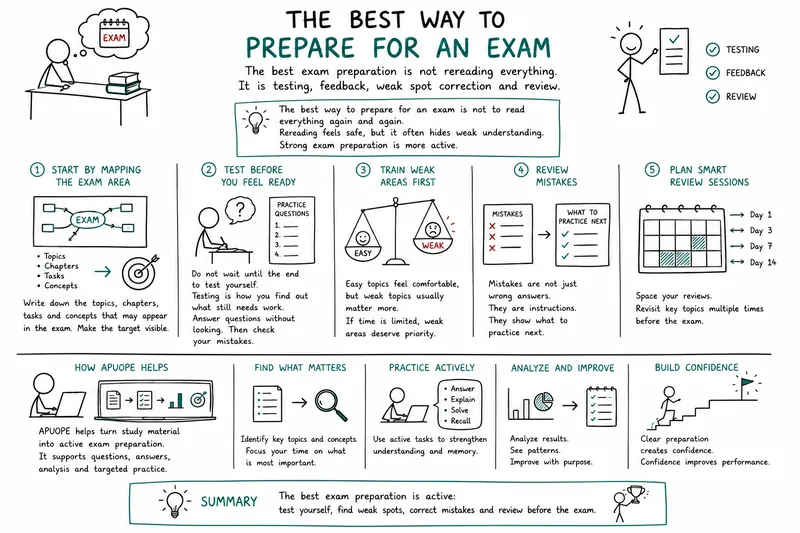 
                                The Best Way to Prepare for an Exam                            