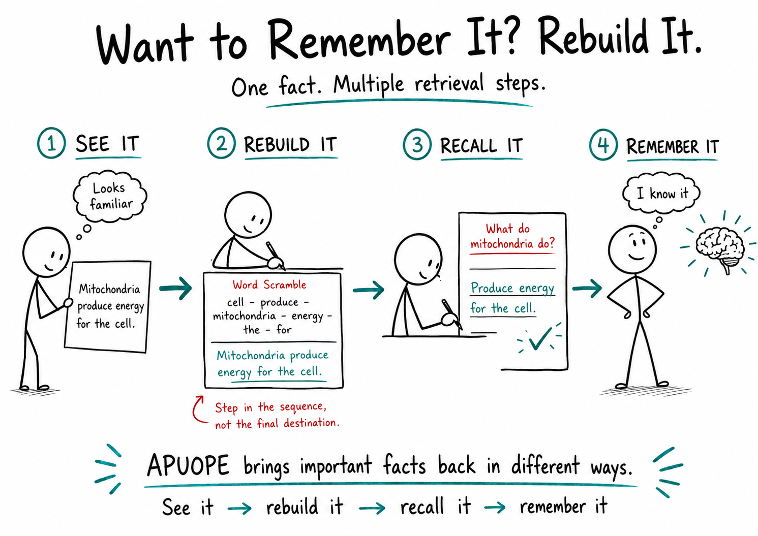
                                Want to Remember It? Rebuild It.                            